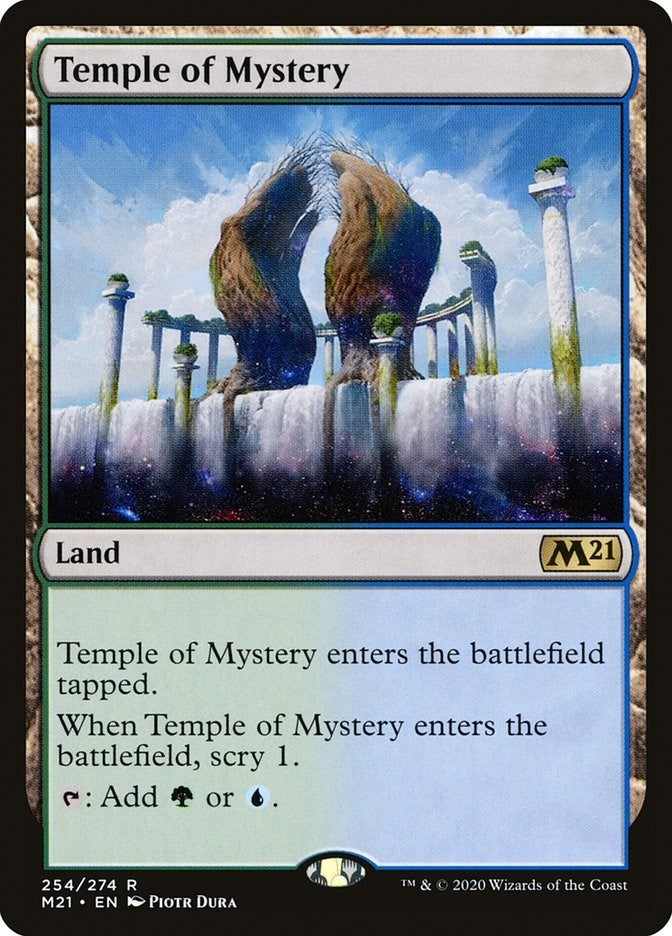 Image for Temple of Mystery (254) (Core Set 2021) - Magic: The Gathering