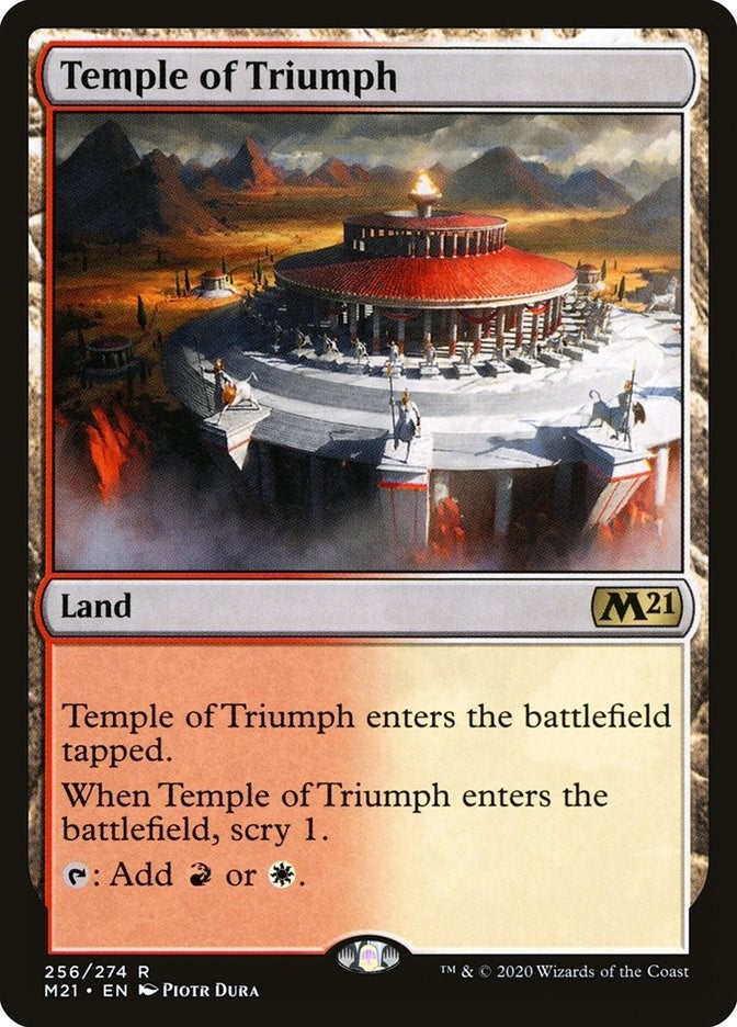 Image for Temple of Triumph (256) (Core Set 2021) - Magic: The Gathering