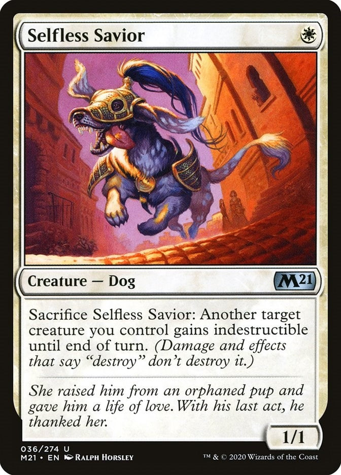 Image for Selfless Savior (36) (Core Set 2021) - Magic: The Gathering