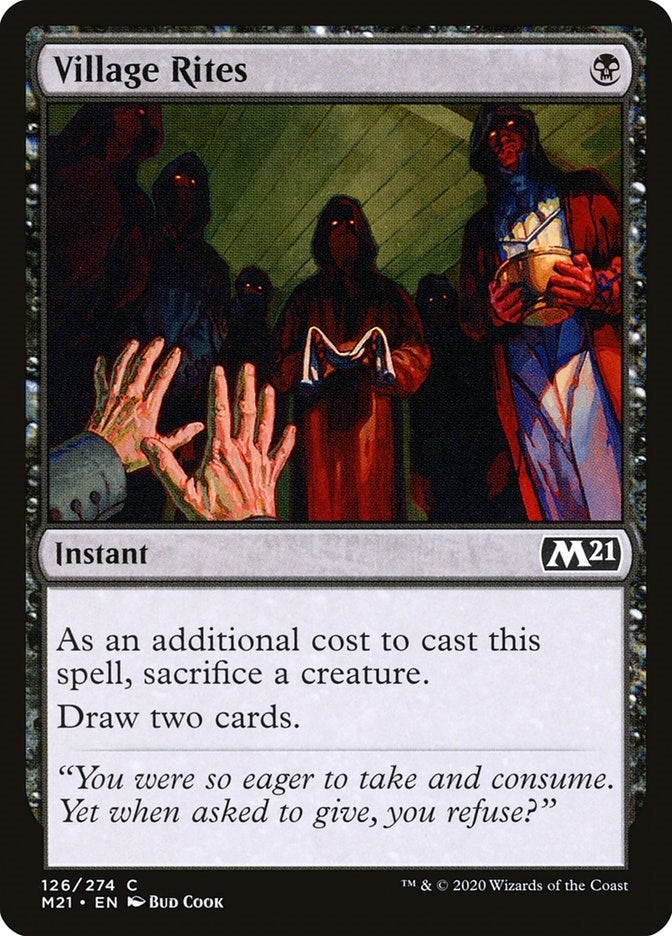 Image for Village Rites (126) (Core Set 2021) - Magic: The Gathering