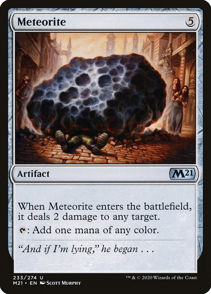 Image for Meteorite (233) (Core Set 2021) - Magic: The Gathering
