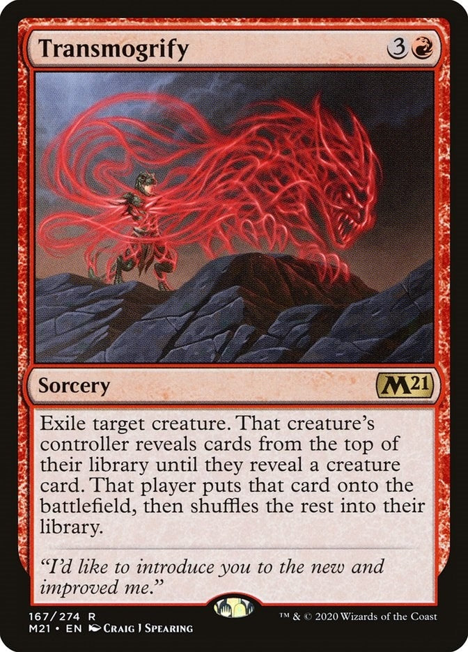 Image for Transmogrify (167) (Core Set 2021) - Magic: The Gathering