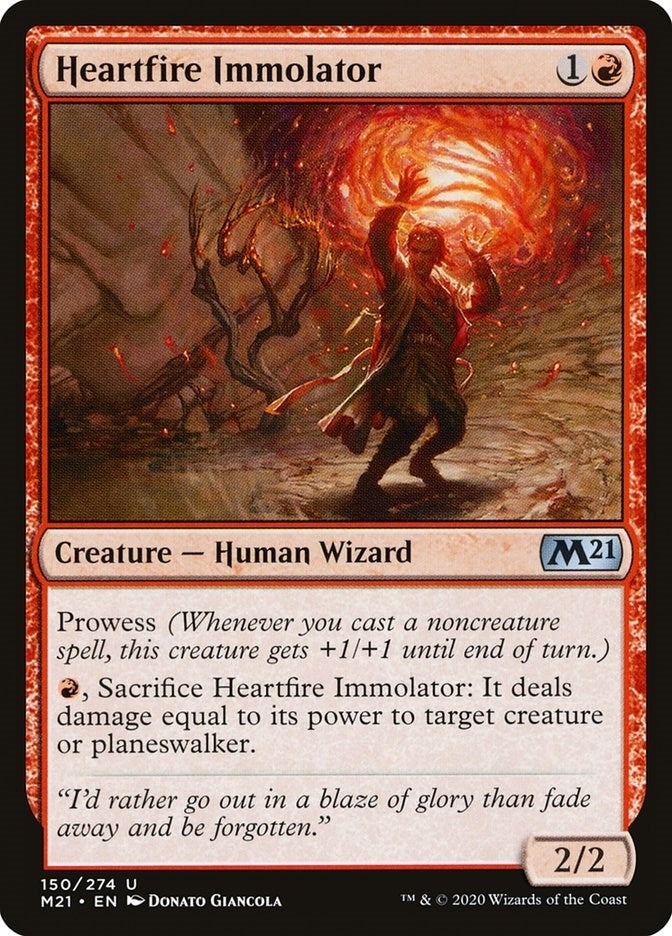 Image for Heartfire Immolator (150) (Core Set 2021) - Magic: The Gathering