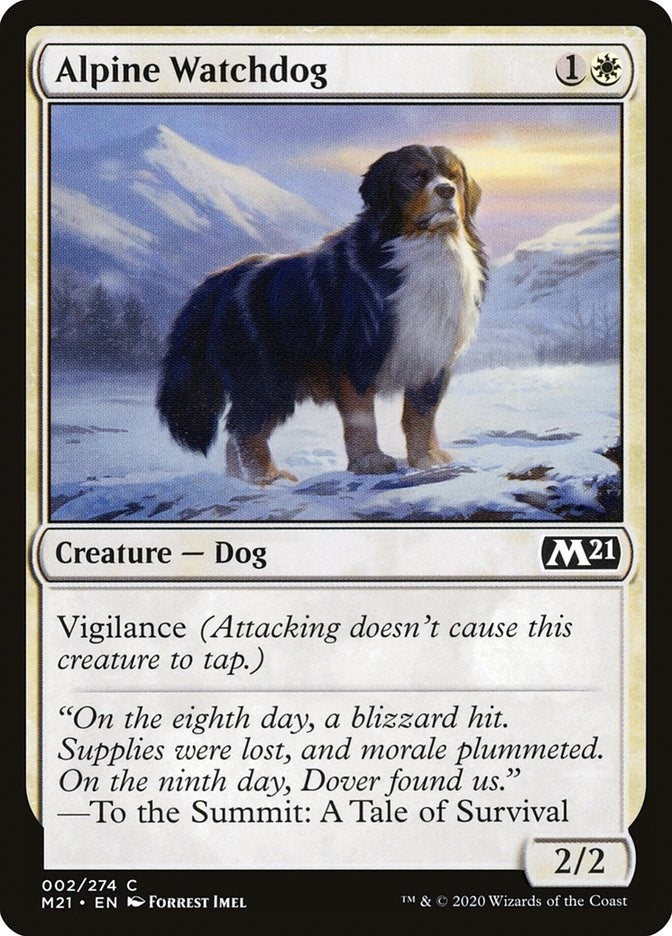 Image for Alpine Watchdog (2) (Core Set 2021) - Magic: The Gathering