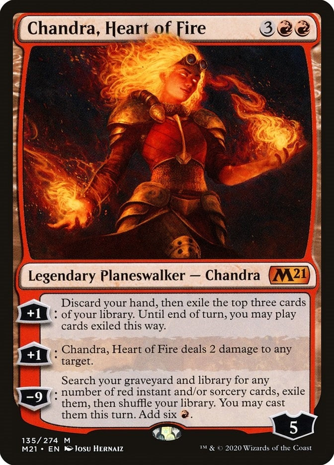 Image for Chandra, Heart of Fire (135) (Core Set 2021) - Magic: The Gathering