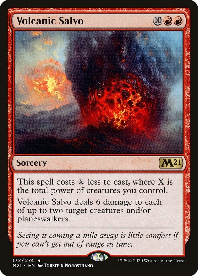 Image for Volcanic Salvo (172) (Core Set 2021) - Magic: The Gathering