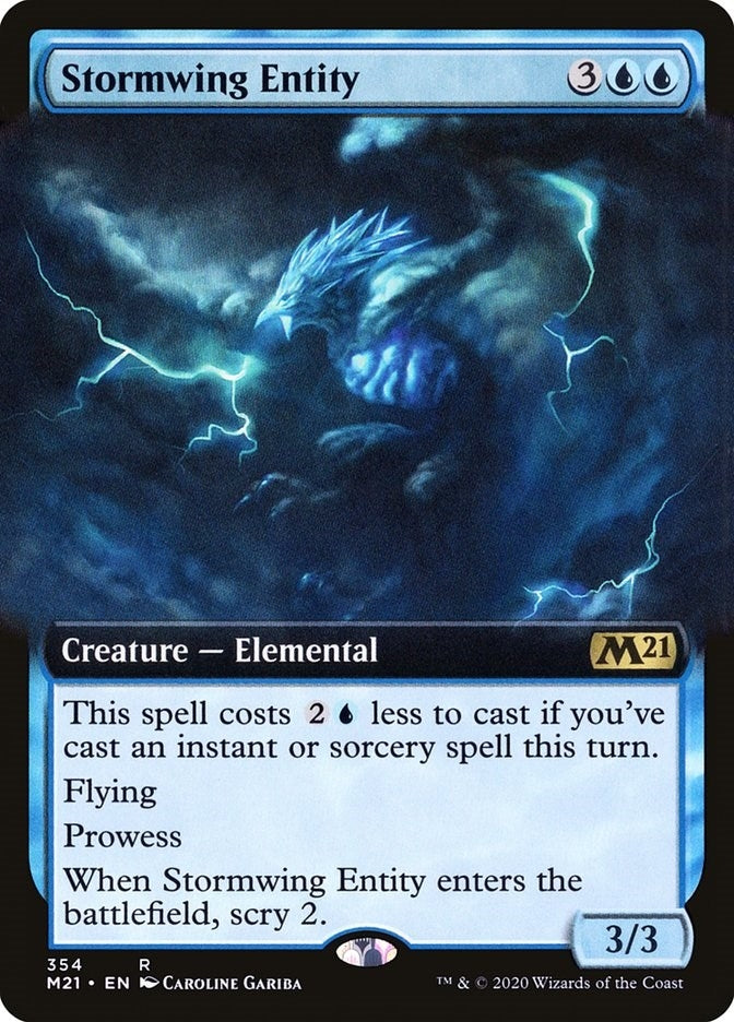 Image for Stormwing Entity (Extended Art) (354) (Core Set 2021) - Magic: The Gathering