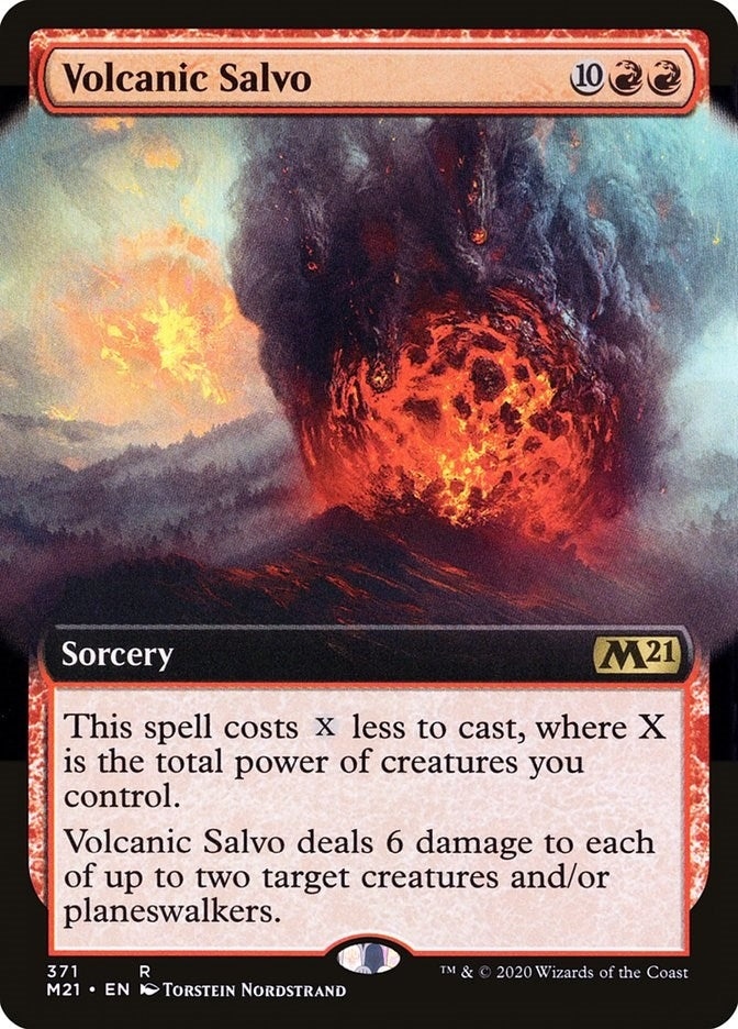 Volcanic Salvo (Extended Art) (371) (Core Set 2021)