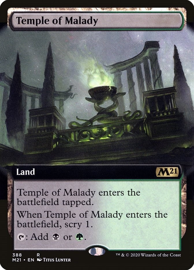 Temple of Malady (Extended Art) (388) (Core Set 2021)