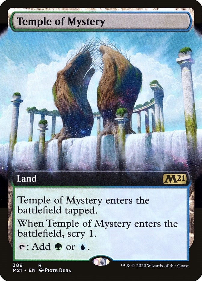 Temple of Mystery (Extended Art) (389) (Core Set 2021)