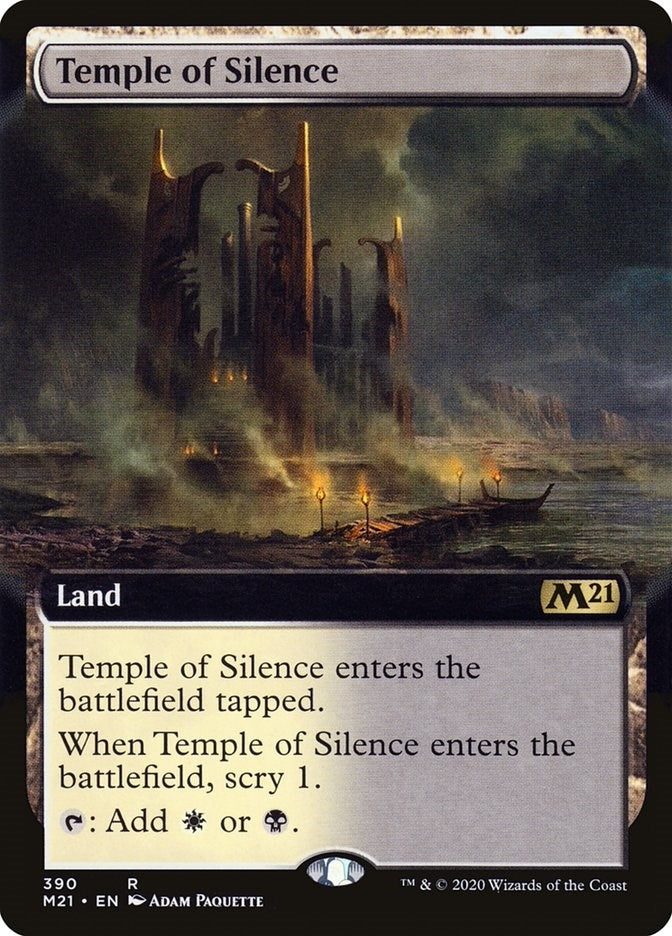 Temple of Silence (Extended Art) (390) (Core Set 2021)