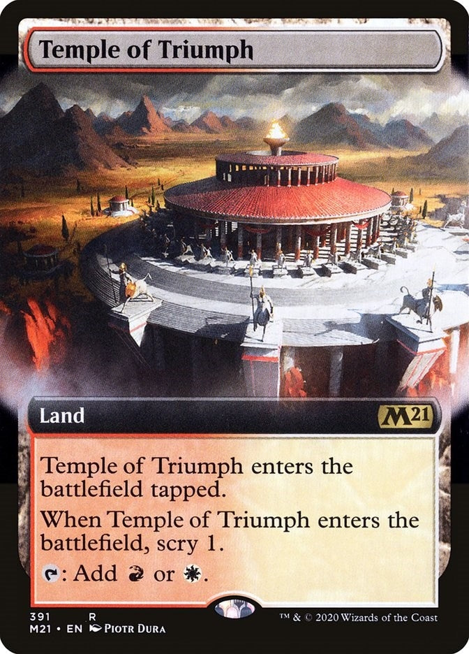 Temple of Triumph (Extended Art) (391) (Core Set 2021)