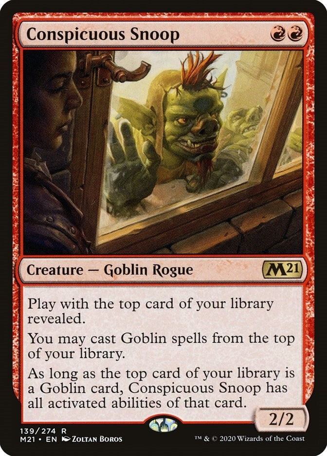 Image for Conspicuous Snoop (139) (Core Set 2021) - Magic: The Gathering