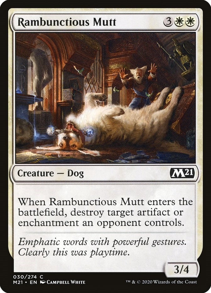 Image for Rambunctious Mutt (30) (Core Set 2021) - Magic: The Gathering