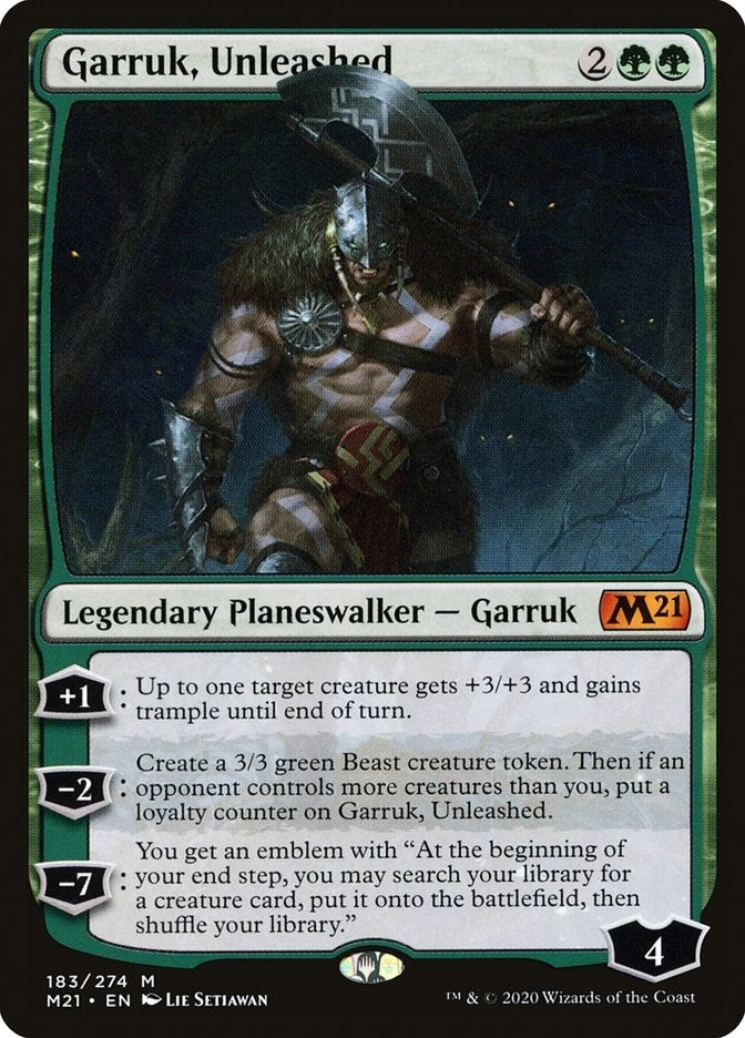 Image for Garruk, Unleashed (183) (Core Set 2021) - Magic: The Gathering