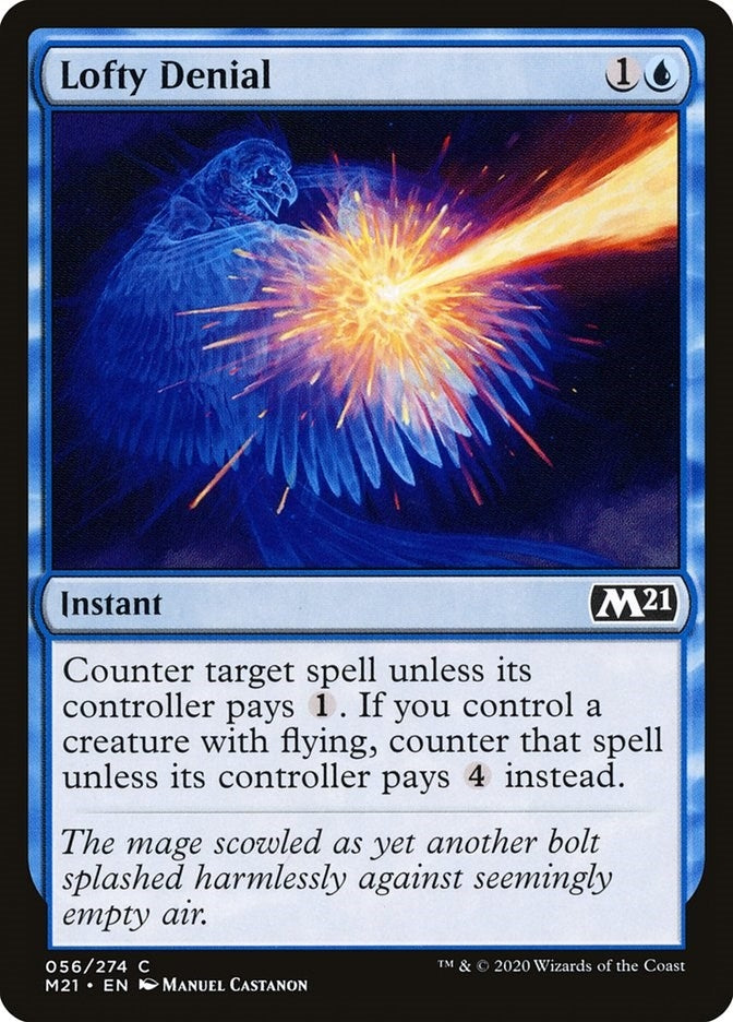 Image for Lofty Denial (56) (Core Set 2021) - Magic: The Gathering