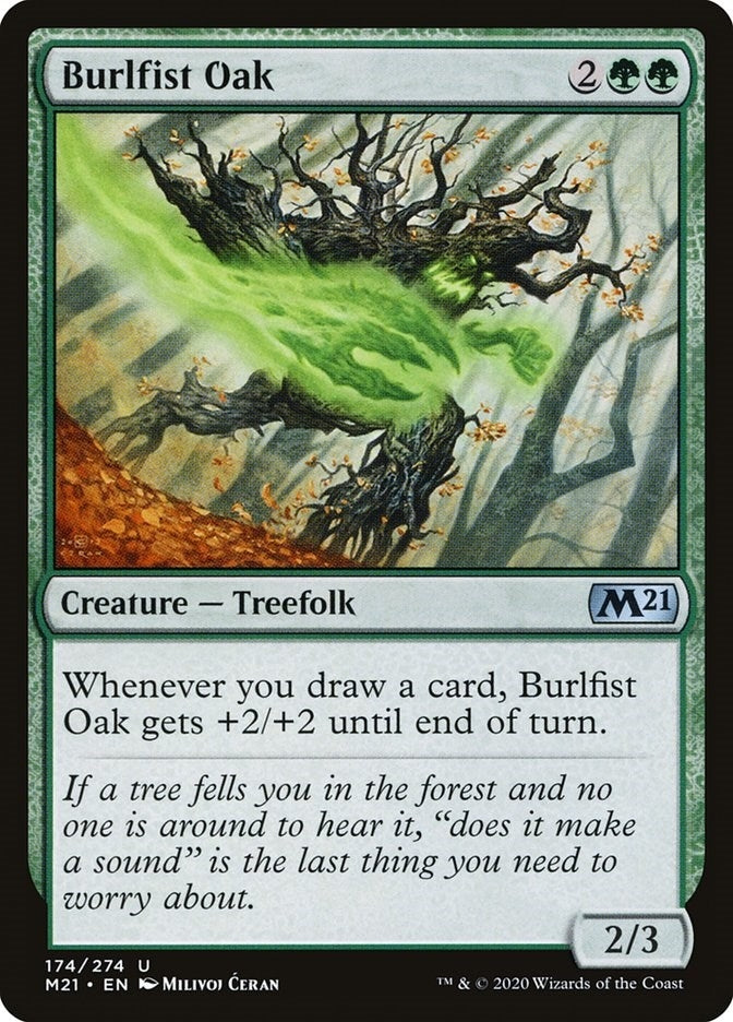 Burlfist Oak (174) (Core Set 2021)