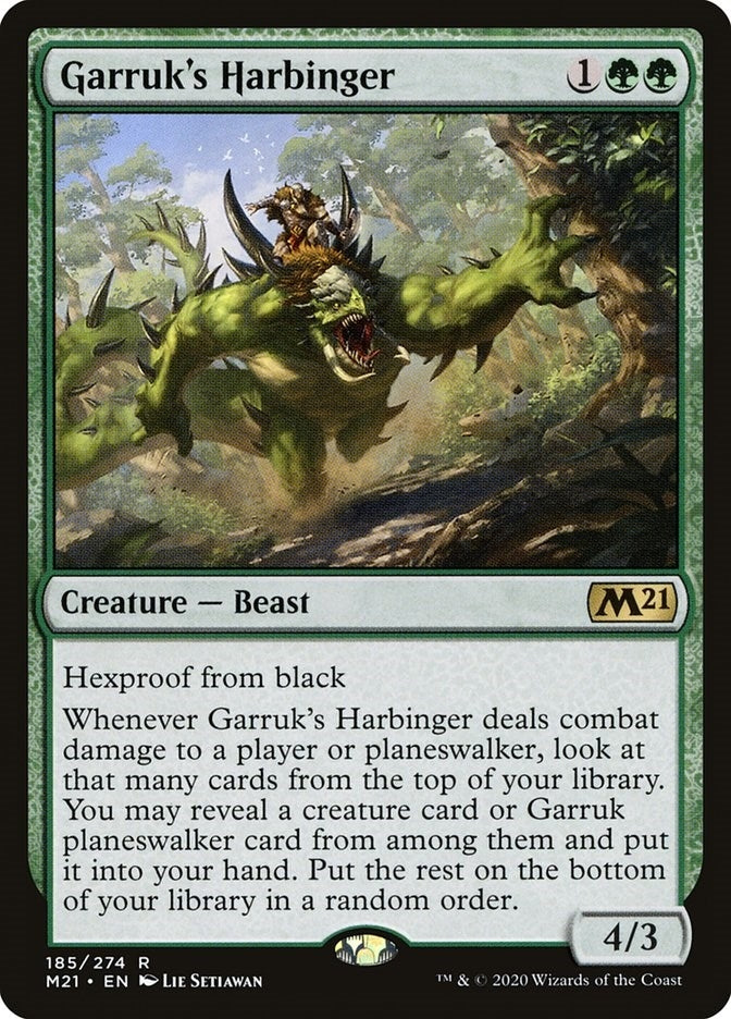 Image for Garruk's Harbinger (185) (Core Set 2021) - Magic: The Gathering