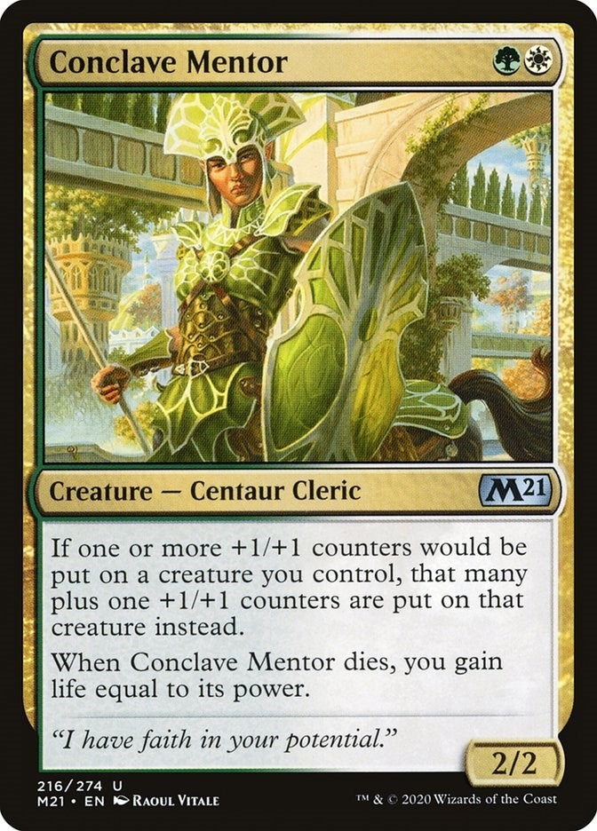 Image for Conclave Mentor (216) (Core Set 2021) - Magic: The Gathering