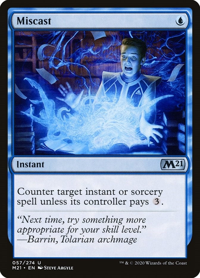 Image for Miscast (57) (Core Set 2021) - Magic: The Gathering