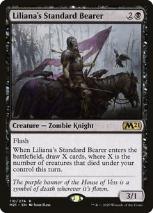 Image for Liliana's Standard Bearer (110) (Core Set 2021) - Magic: The Gathering