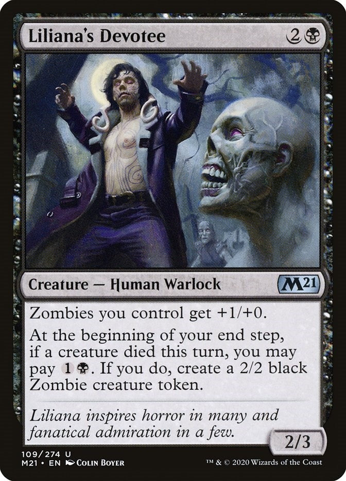 Image for Liliana's Devotee (109) (Core Set 2021) - Magic: The Gathering
