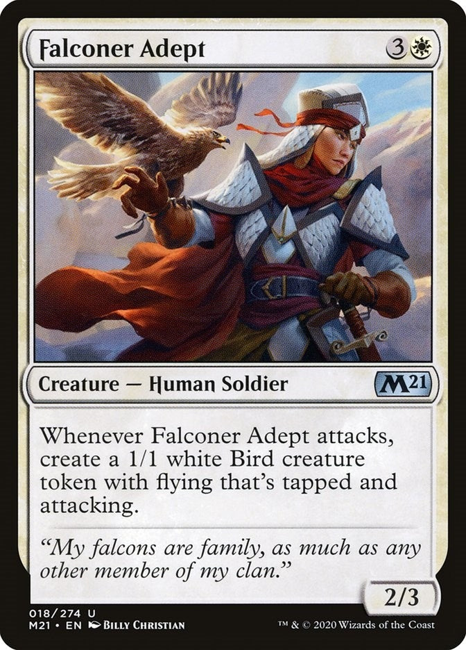 Falconer Adept (18) (Core Set 2021)