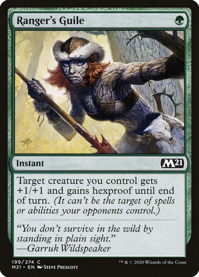 Image for Ranger's Guile (199) (Core Set 2021) - Magic: The Gathering
