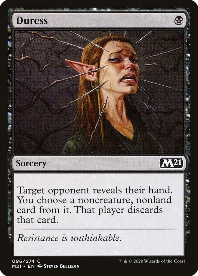 Image for Duress (96) (Core Set 2021) - Magic: The Gathering