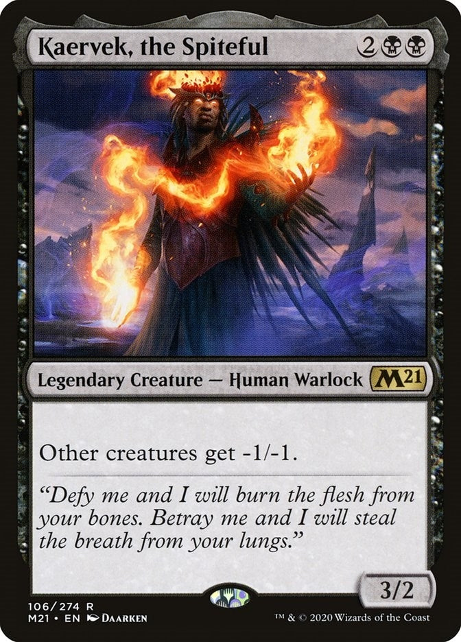 Image for Kaervek, the Spiteful (106) (Core Set 2021) - Magic: The Gathering