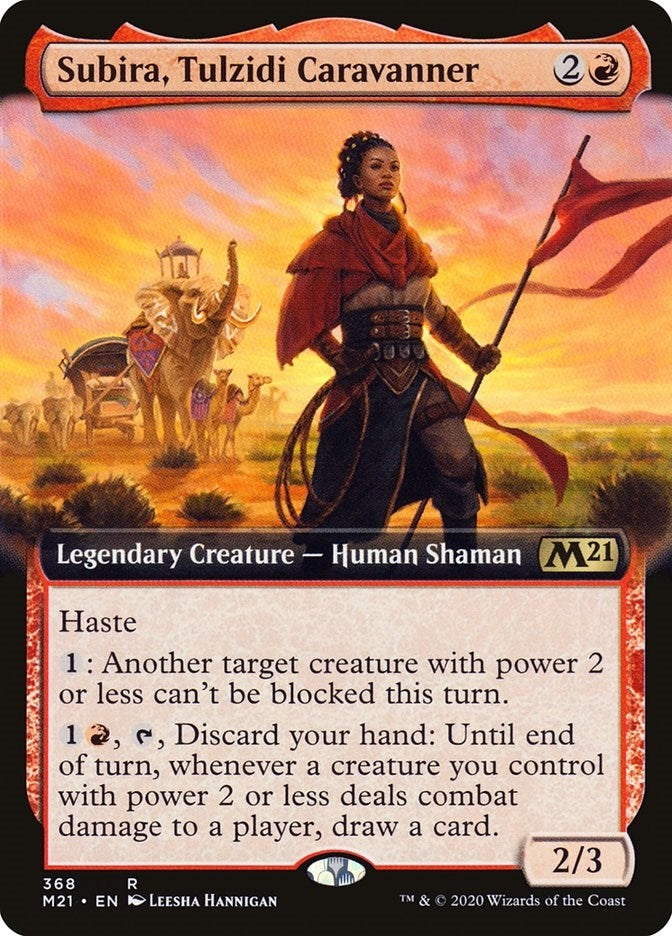 Subira, Tulzidi Caravanner (Extended Art) (368) (Core Set 2021)