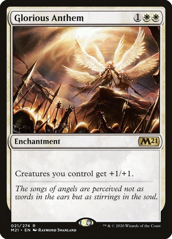 Image for Glorious Anthem (21) (Core Set 2021) - Magic: The Gathering