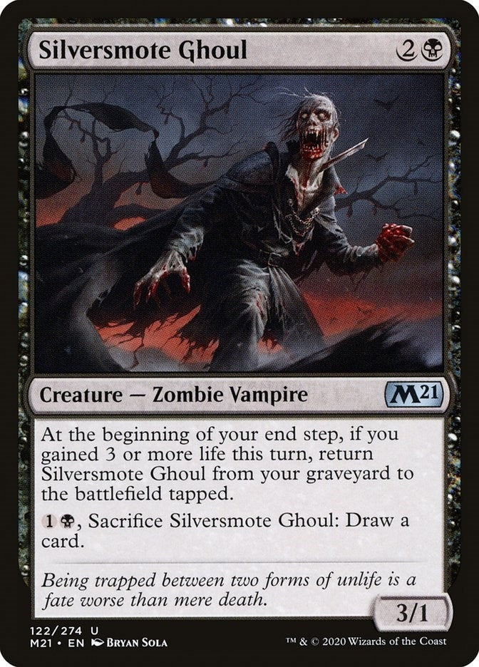 Image for Silversmote Ghoul (122) (Core Set 2021) - Magic: The Gathering