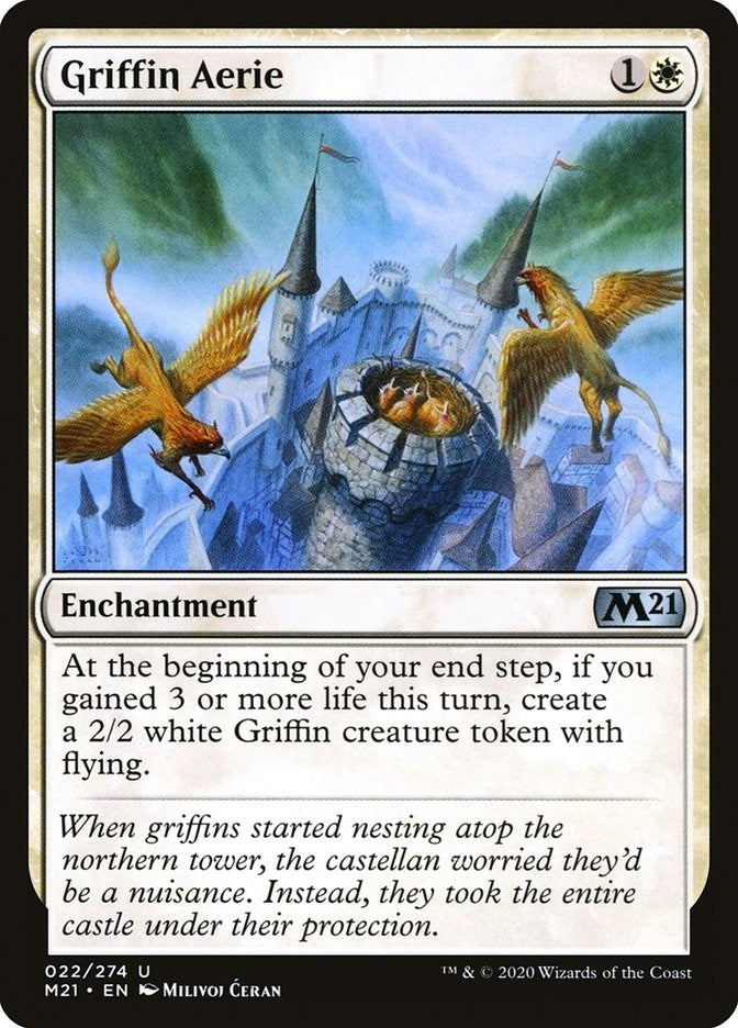 Image for Griffin Aerie (22) (Core Set 2021) - Magic: The Gathering