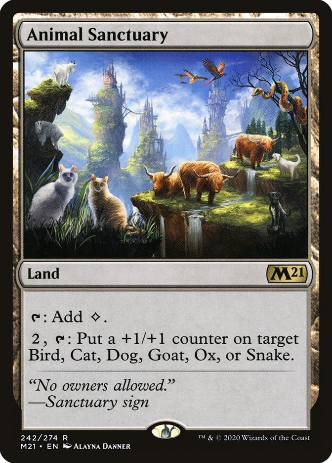 Image for Animal Sanctuary (242) (Core Set 2021) - Magic: The Gathering