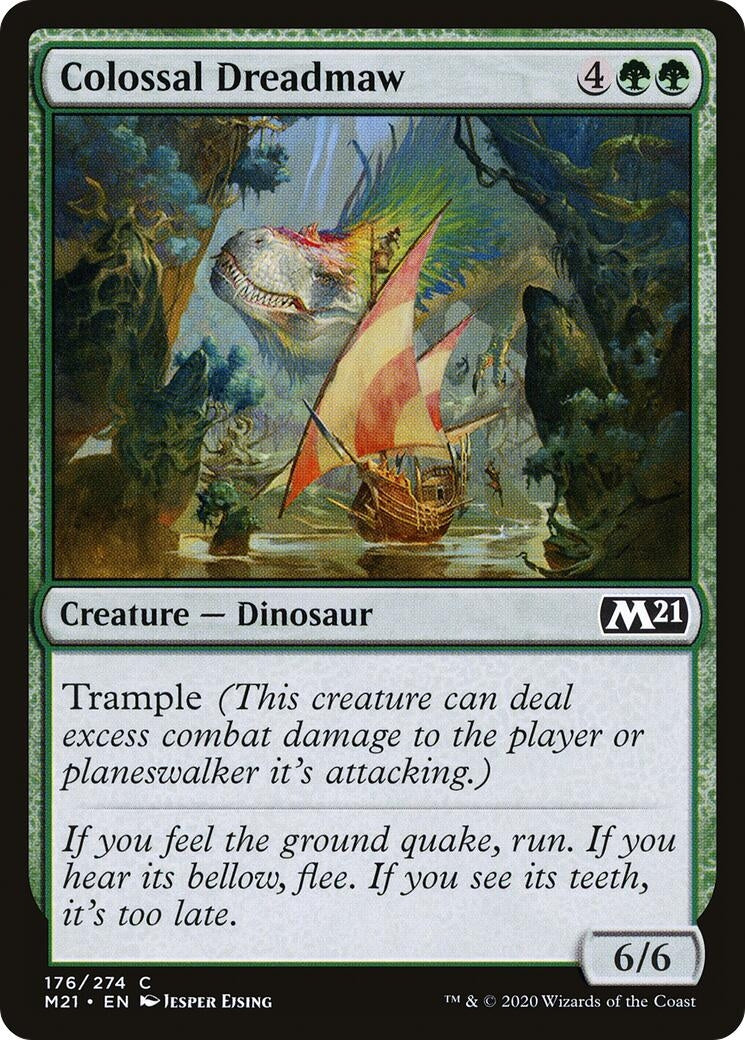 Image for Colossal Dreadmaw (176) (Core Set 2021) - Magic: The Gathering