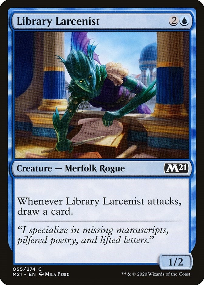 Image for Library Larcenist (55) (Core Set 2021) - Magic: The Gathering