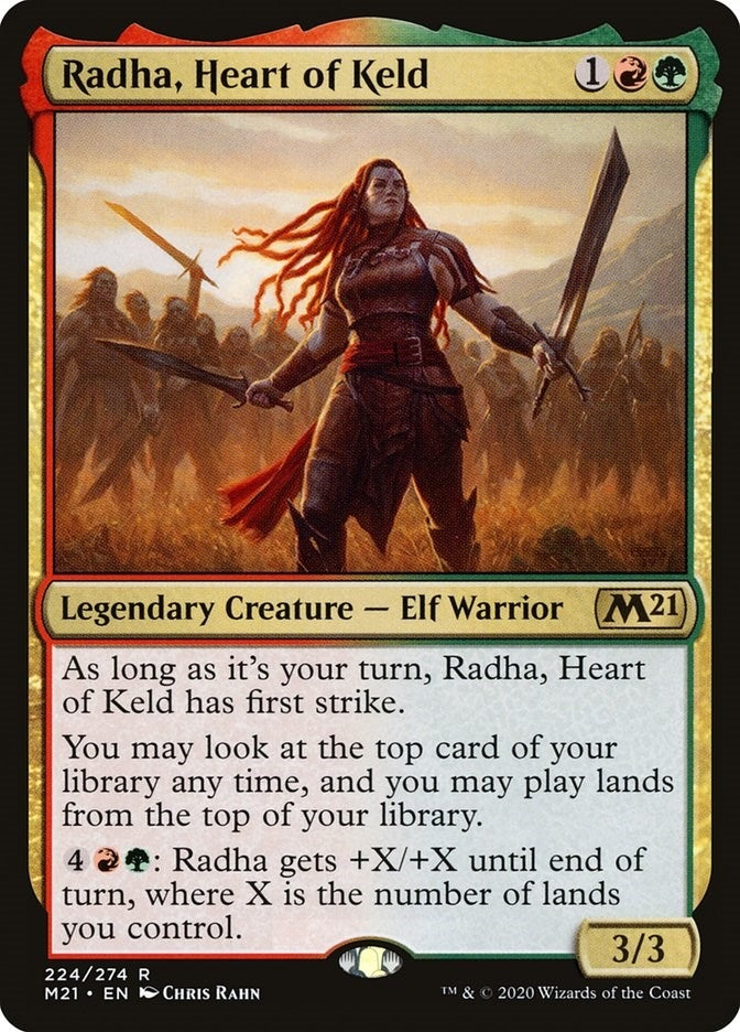 Image for Radha, Heart of Keld (224) (Core Set 2021) - Magic: The Gathering