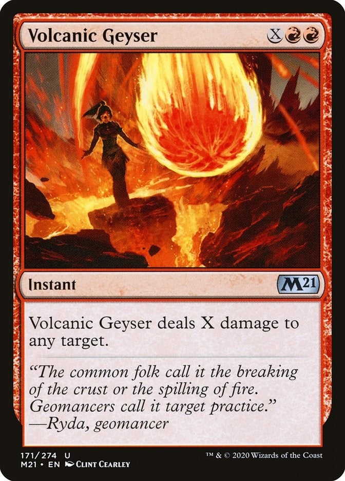 Image for Volcanic Geyser (171) (Core Set 2021) - Magic: The Gathering