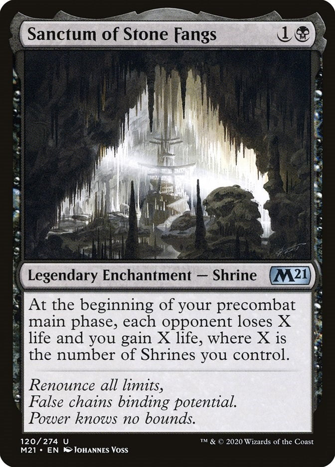 Image for Sanctum of Stone Fangs (120) (Core Set 2021) - Magic: The Gathering