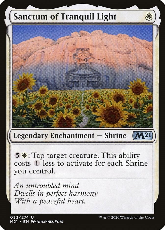 Image for Sanctum of Tranquil Light (33) (Core Set 2021) - Magic: The Gathering