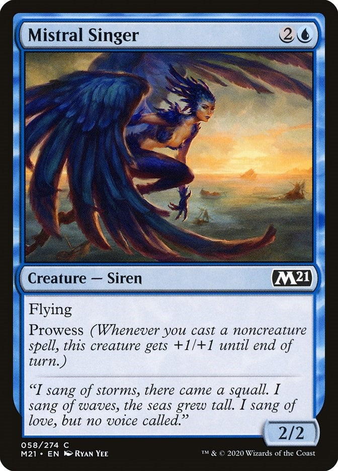 Image for Mistral Singer (58) (Core Set 2021) - Magic: The Gathering