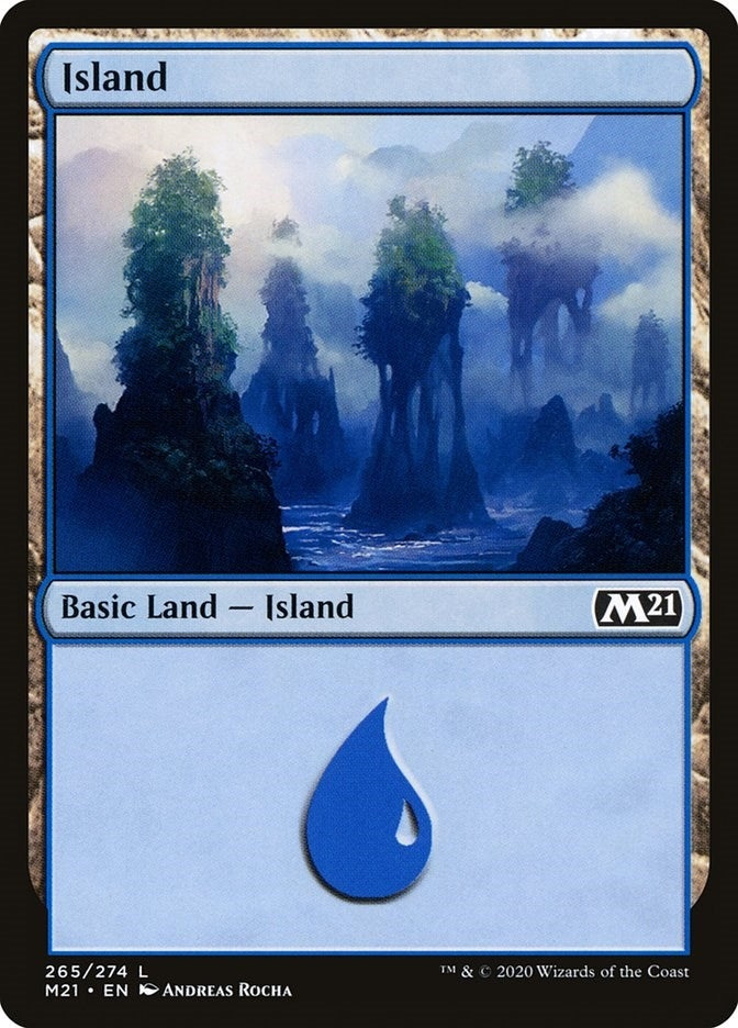 Island (265) (265) (Core Set 2021)