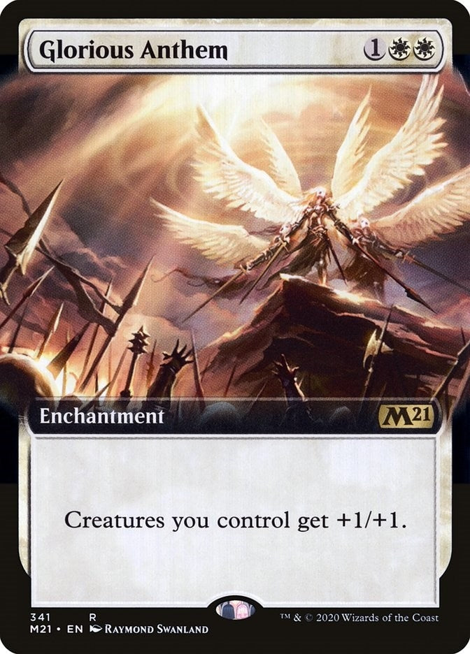 Glorious Anthem (Extended Art) (341) (Core Set 2021)