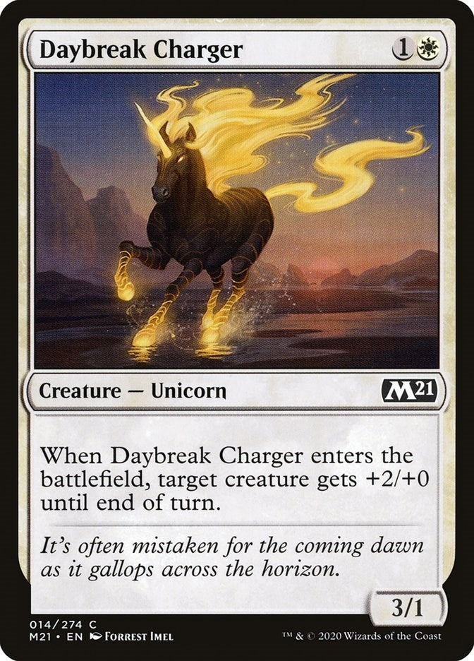 Image for Daybreak Charger (14) (Core Set 2021) - Magic: The Gathering