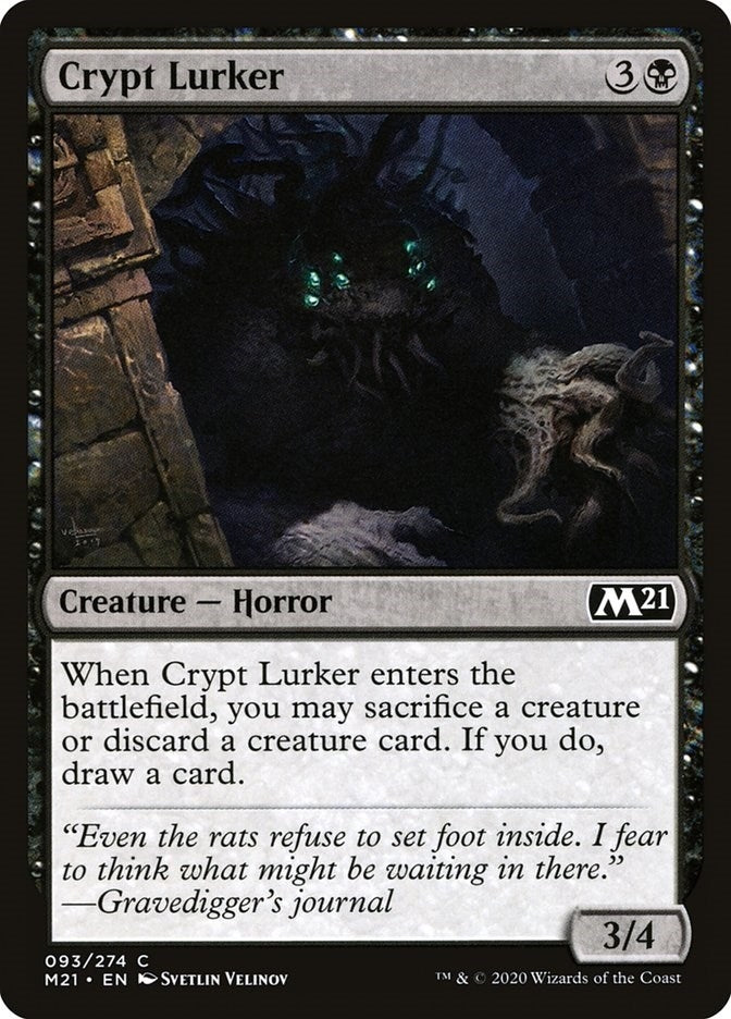 Image for Crypt Lurker (93) (Core Set 2021) - Magic: The Gathering