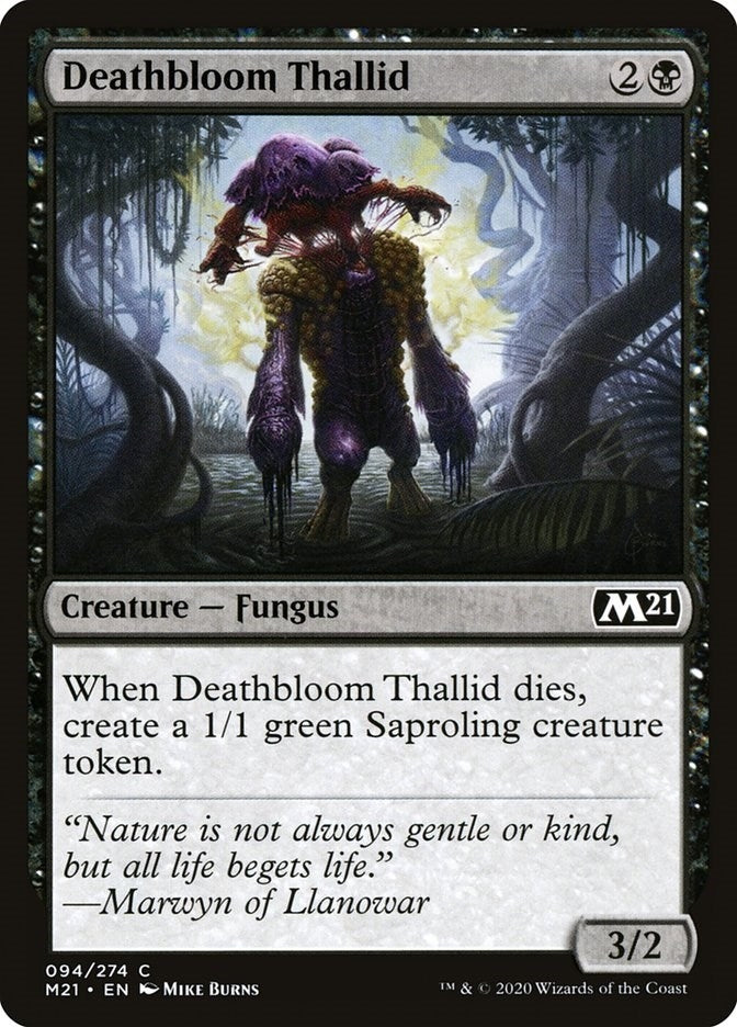 Deathbloom Thallid (94) (Core Set 2021)