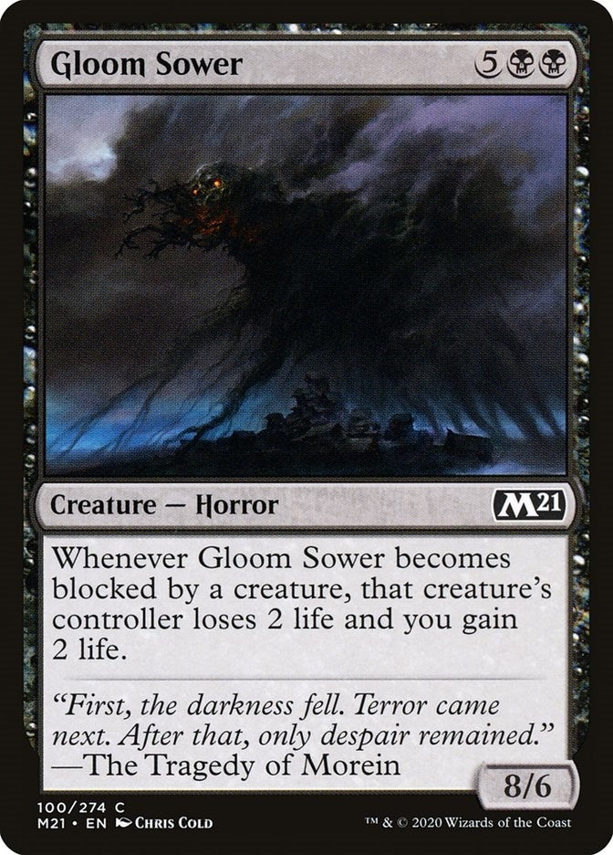 Gloom Sower (100) (Core Set 2021)
