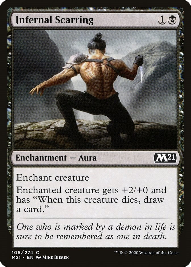 Image for Infernal Scarring (105) (Core Set 2021) - Magic: The Gathering