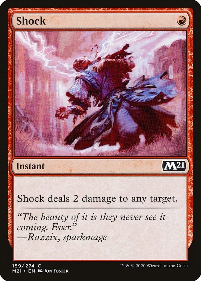 Image for Shock (159) (Core Set 2021) - Magic: The Gathering
